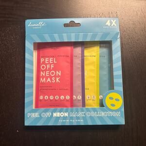 New Danielle Creations Set of 4 Peel Off Neon Mask Collection